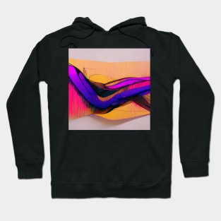 Minimal Abstract Lines #4 Hoodie